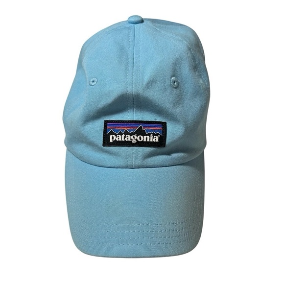Patagonia Light Blue Snapback Baseball Hat Unisex - Picture 1 of 8
